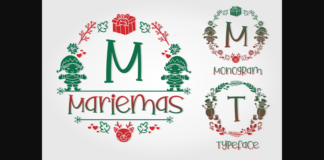 Mariemas Font Poster 1
