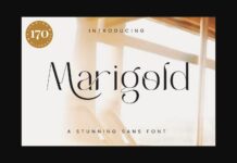 Marigold Font Poster 1