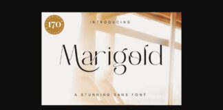 Marigold Font Poster 1