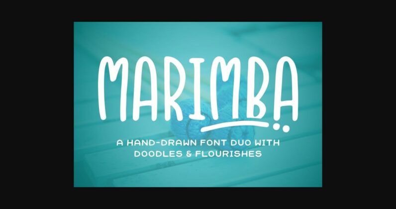 Marimba Font Poster 1