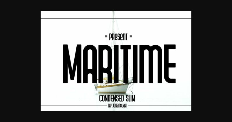 Maritime Font Poster 3