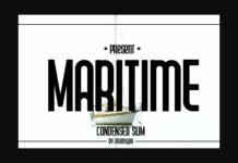 Maritime Font Poster 1