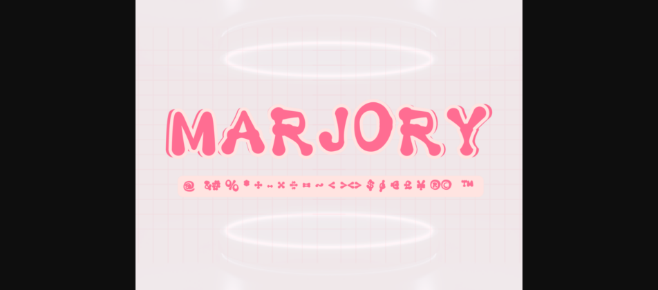 Marjory Font Poster 3