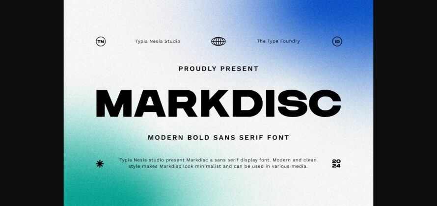 Markdisc Font Poster 3