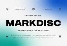 Markdisc Font Poster 1