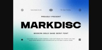 Markdisc Font Poster 1