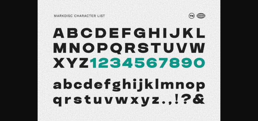 Markdisc Font Poster 4