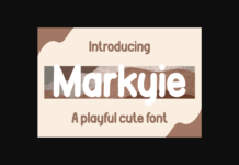 Markyie Font Poster 1