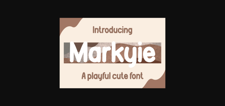 Markyie Font Poster 1