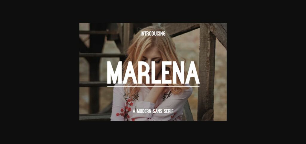 Marlena Font Poster 3