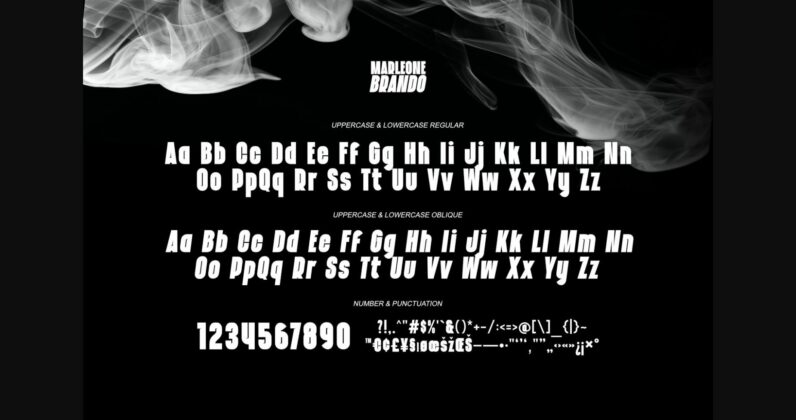 Marleone Brando Font Poster 8