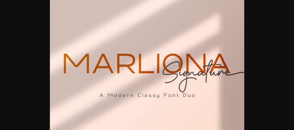 Marliona Font Poster 3