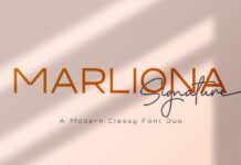 Marliona Font Poster 1