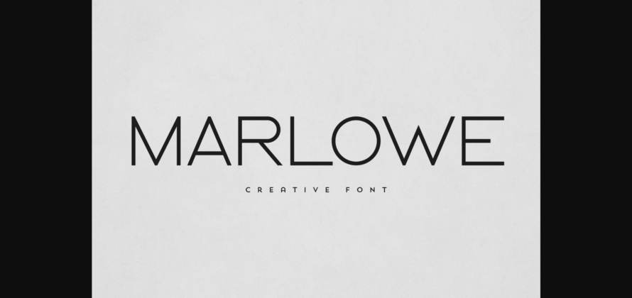 Marlowe Font Poster 3
