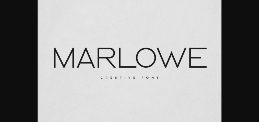 Marlowe Font Poster 1