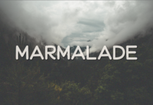 Marmalade Font Poster 1