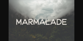 Marmalade Font Poster 1