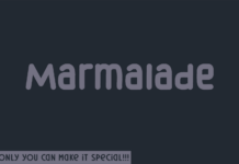 Marmalade Font Poster 1
