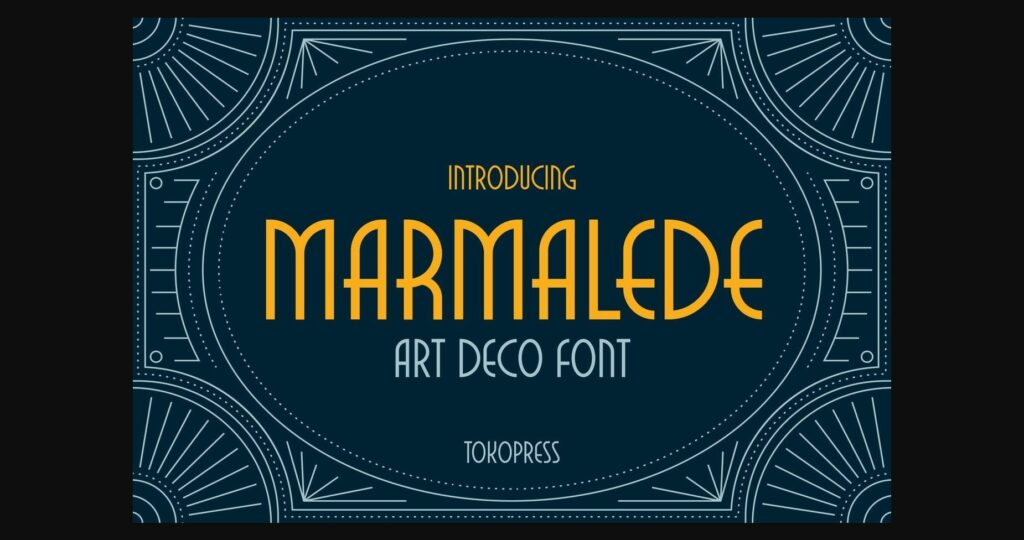 Marmalede Font Poster 3