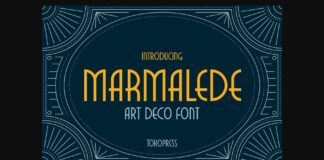 Marmalede Font Poster 1