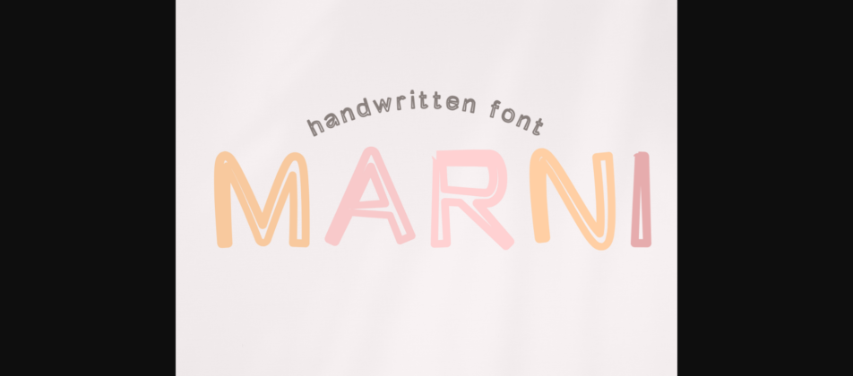 Marni Font Poster 3