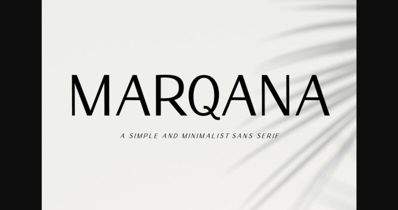 Marqana Font Poster 3