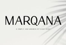 Marqana Font Poster 1