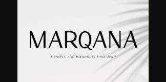 Marqana Font Poster 1