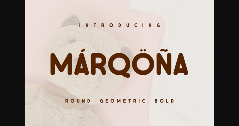 Marqona Font Poster 3