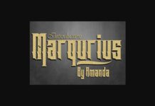 Marqurius Font Poster 1