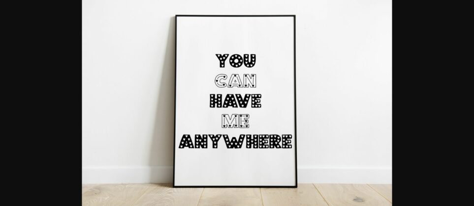 Marriage Broker Font Poster 8