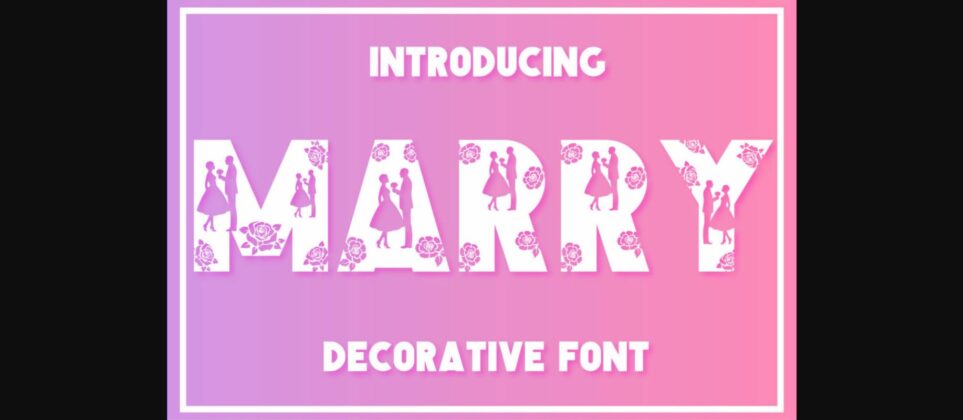 Marry Font Poster 3