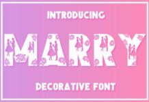 Marry Font Poster 1
