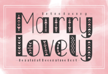 Marry Lovely Font Poster 1