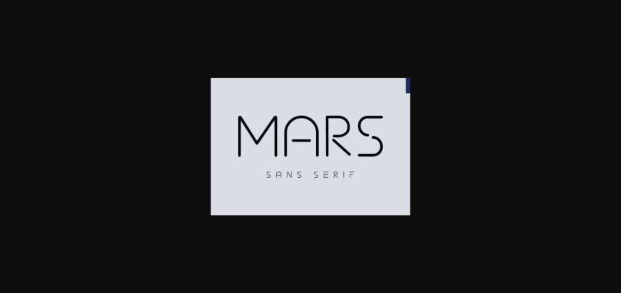 Mars Font Poster 4