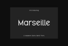 Marseille Font Poster 1