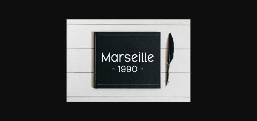 Marseille Font Poster 7