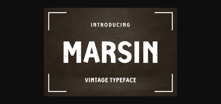 Marsin Font Poster 3