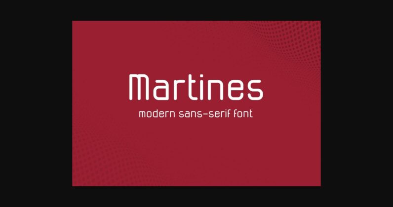 Martines Font Poster 3