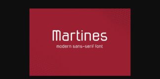 Martines Font Poster 1