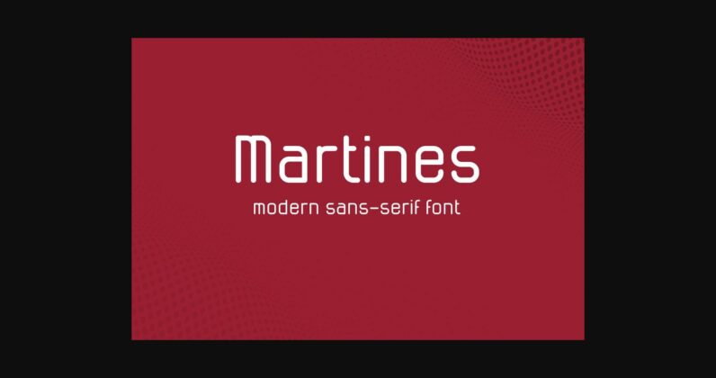 Martines Font Poster 1