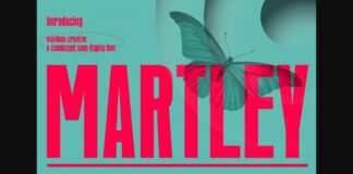 Martley Font Poster 1