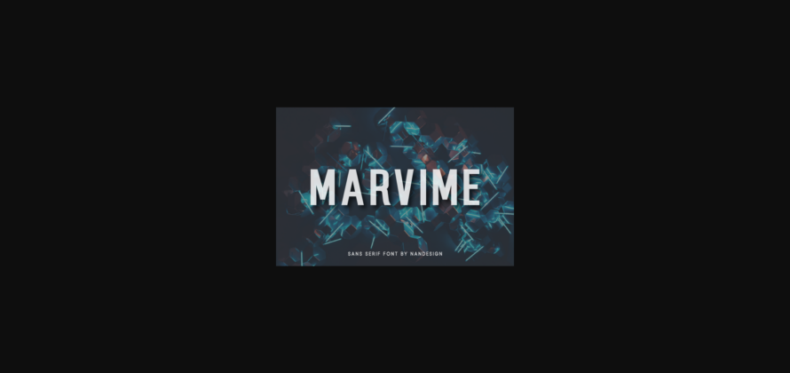 Marvime Font Poster 3