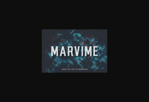 Marvime Font Poster 1