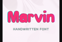 Marvin Font Poster 1