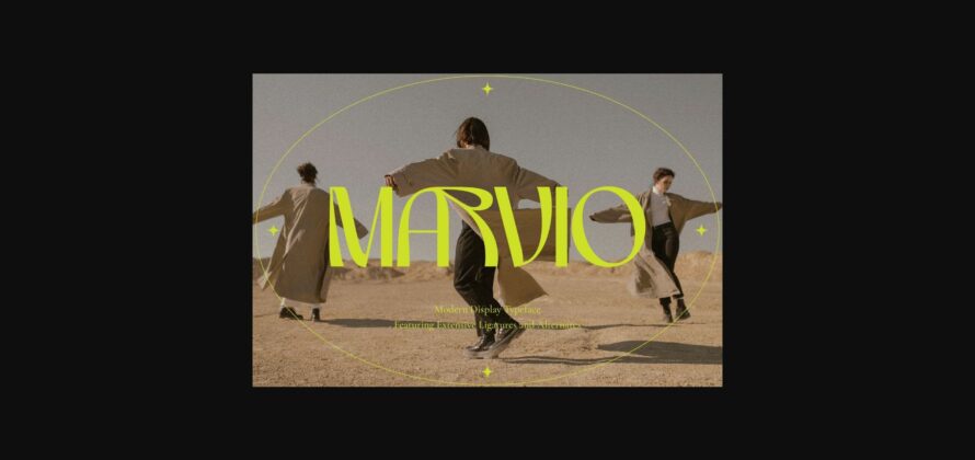 Marvio Font Poster 3