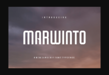 Marwinto Font Poster 1