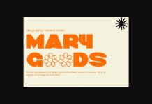 Mary Goods Font Poster 1