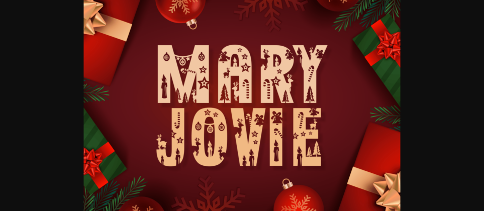 Mary Jovie Font Poster 3
