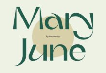 Mary June Font Poster 1